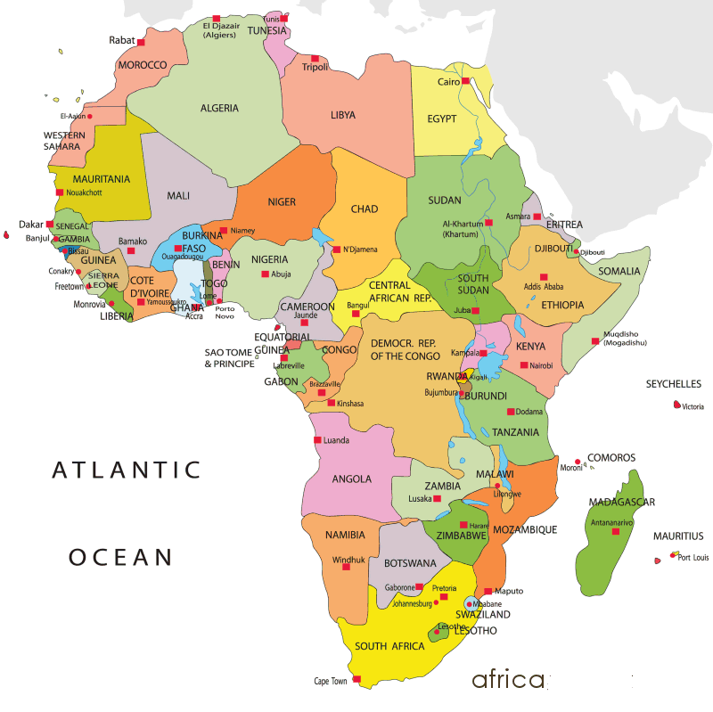africa map